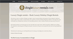 Desktop Screenshot of dingleluxuryrentals.com