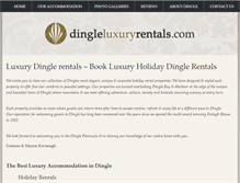 Tablet Screenshot of dingleluxuryrentals.com